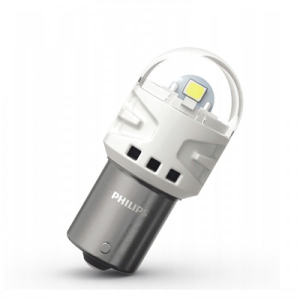 Крушка LED, мигач PHILIPS P21W, 12V, 2,2W, 6000K, 190lm, 2 бр.