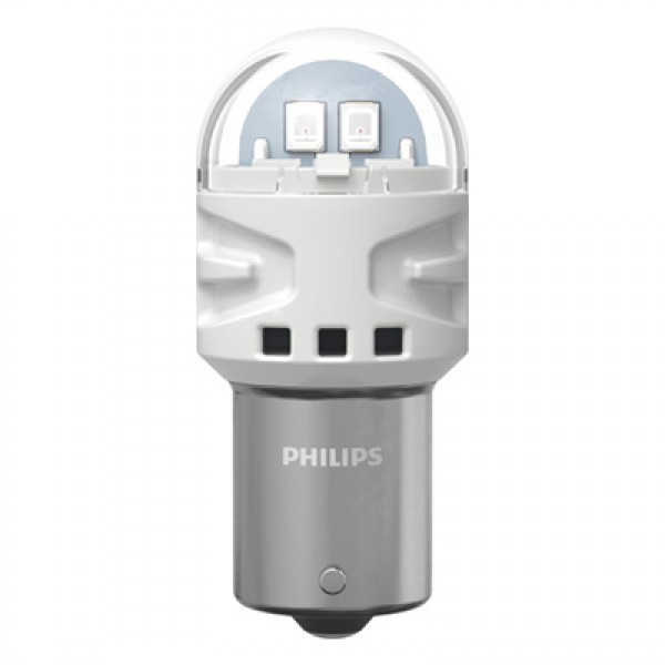 Крушка, LED, стоп светлини PHILIPS P21W, 12V, 1,75W, 65lm, 2 бр.