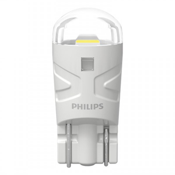 Крушка, LED, светлини на регистрационния номер PHILIPS W5W, 12V, 0,74W, 6500K, 56lm, 2 бр.