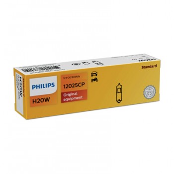 Крушка, светлини купе PHILIPS H20W, 12V, 20W, 10 бр.
