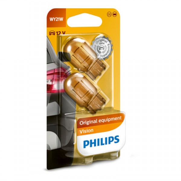 Крушка, мигач PHILIPS WY21W, 12V, 21W, 280lm, 2 бр.