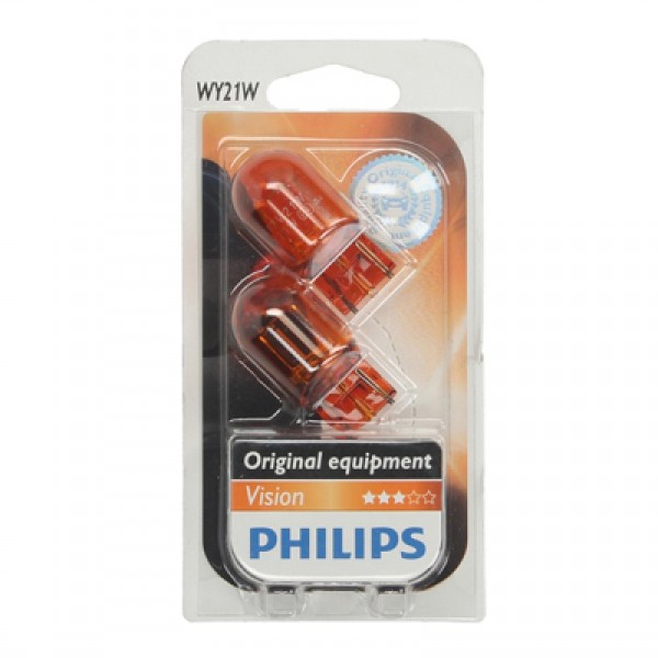 Крушка, мигач PHILIPS WY21W, 12V, 21W, 280lm, 2 бр.