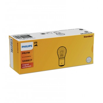 Крушка, стоп светлини / габарити PHILIPS PR21W, 12V, 21W, 110lm, 10 бр.