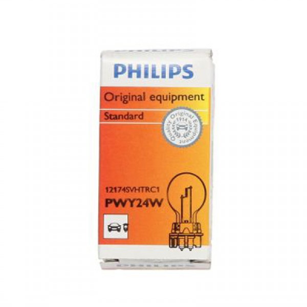 Крушка, мигач PHILIPS PWY24W, 12V, 24W, 1 бр.