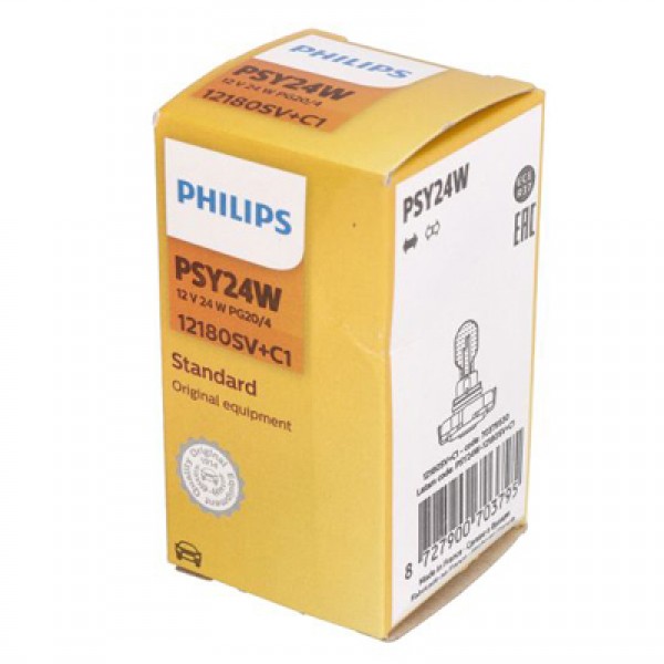Крушка, мигач PHILIPS PSY24W, 12V, 24W, 1 бр.