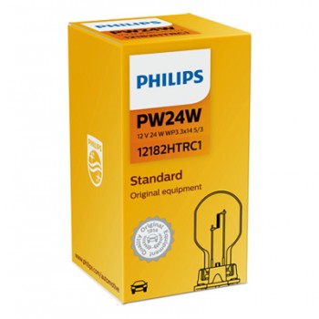 Крушка, мигач PHILIPS  PW24W, 12V, 24W, 1 бр.