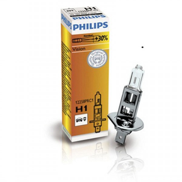 Крушка, фар PHILIPS H1, 12V, 55W, 1 бр.