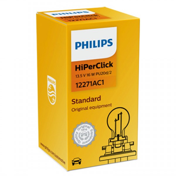 Крушка, мигач PHILIPS PCY16W, 12V, 16W, 1 бр.