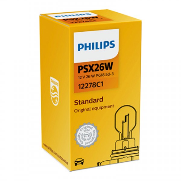 Крушка, светлини за паркиране / позициониране PHILIPS PSX26W, 12V, 2W, 1 бр.