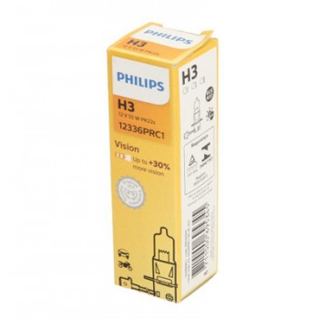 Крушка, фар за дълги светлини PHILIPS H3, 12V, 55W, 1 бр.