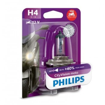 Крушка, фар PHILIPS H4, 12V, 60/55W, 1 бр.