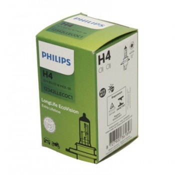 Крушка, фар PHILIPS H4, 12V, 60/55W, 1 бр.