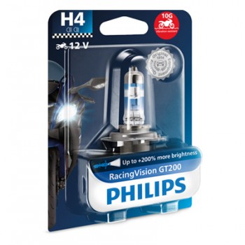 Крушка, фар за дълги светлини PHILIPS H4, 12V, 60/55W, 3700K, 1650/1000lm, 1 бр.