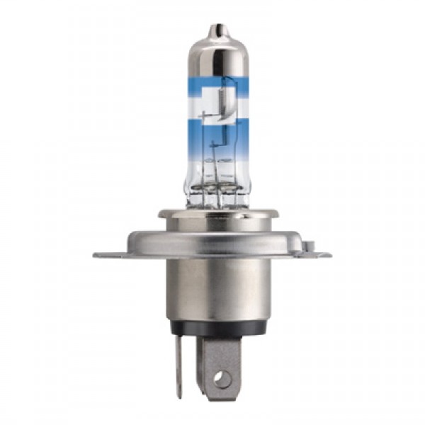 Крушка, фар PHILIPS H4, 12V, 60/55W, 3500К, 2 бр.
