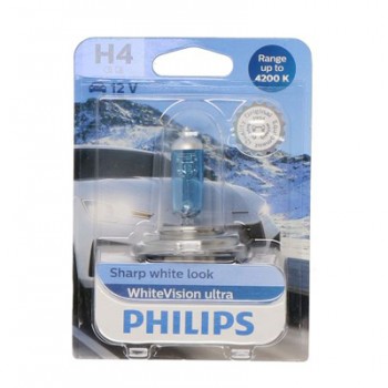 Крушка, фар PHILIPS H4, 12V, 60/55W, 4200К, 1 бр.
