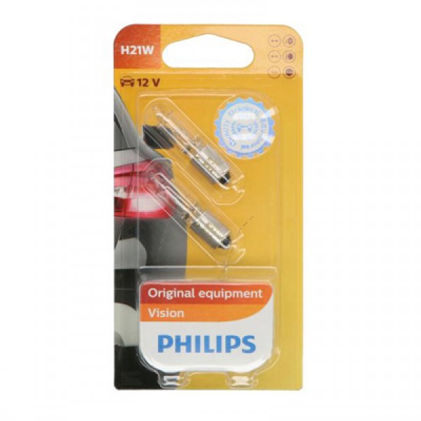 Крушка, мигач PHILIPS H21W, 12V, 21/0,27W, 2 бр.