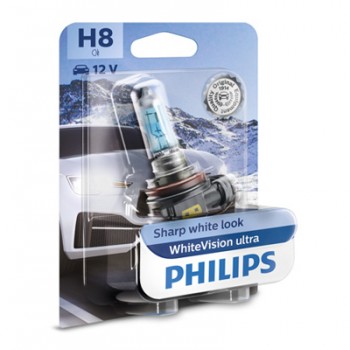 Крушка, фар за дълги светлини PHILIPS H8, 12V, 35W, 3800K,  800lm, 1 бр.