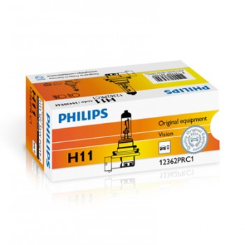 Крушка, фар за дълги светлини PHILIPS H11, 12V, 55W, 1 бр.
