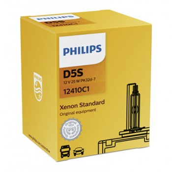 Крушка, фар за дълги светлини PHILIPS D5S, 12V, 25W, 4300K, 3350lm, 1 бр.