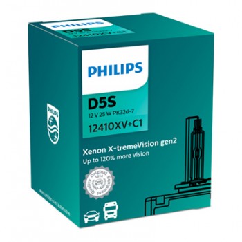 Крушка, фар за дълги светлини PHILIPS D5S, 12/24V, 25W, 4800K, 2000lm, 1 бр.