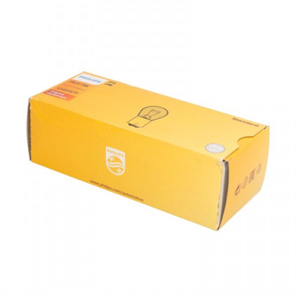 Крушка, стоп светлини, габарити PHILIPS PR21/5W, 12V, 5/21W, 10 бр.