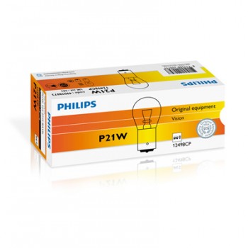 Крушка, мигач PHILIPS P21W, 12V, 21W, 10 бр.