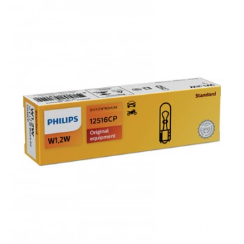 Крушка, светлини купе PHILIPS PBT5, 12V, 1,2W, 10 бр.
