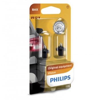 Крушка, осветление на уредите PHILIPS W1,2W, 12V, 1,2W, 2 бр.
