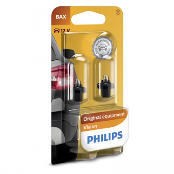Крушка, осветление на уредите PHILIPS W1,2W, 12V, 1,2W, 2 бр.