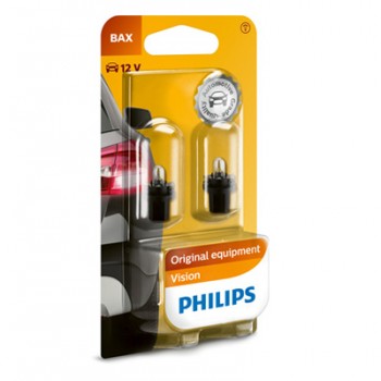 Крушка, осветление на уредите PHILIPS W1,2W, 12V, 1,2W, 2 бр.