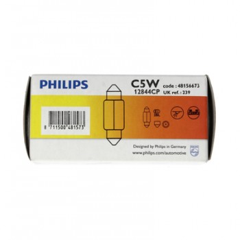 Крушка, светлини купе PHILIPS C5W, 12V, 5W, 10 бр.