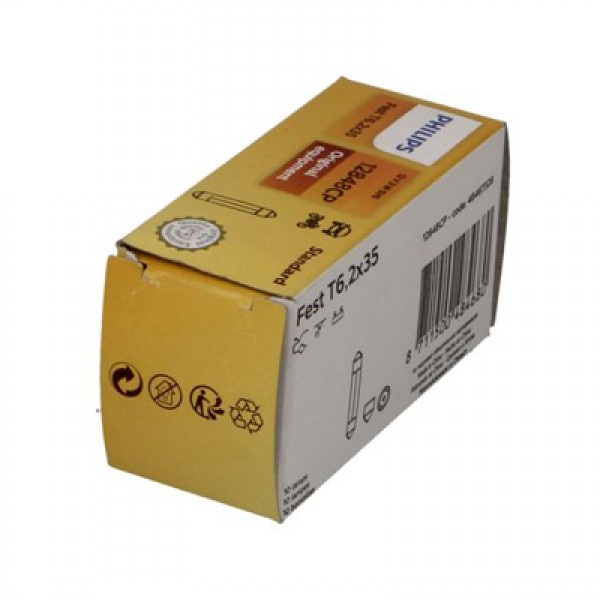 Крушка, светлини купе PHILIPS C3W, 12V, 3W, 26,5lm, 10 бр.