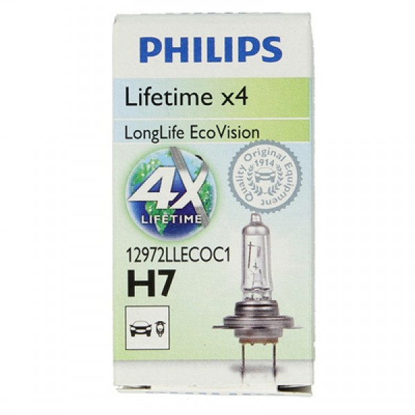 Крушка, фар PHILIPS H7, 12V, 55W, 1 бр.