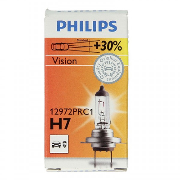 Крушка, фар PHILIPS H7, 12V, 55W, 3200 К, 1 бр.