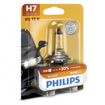 Крушка, фар PHILIPS H7, 12V, 55W, 3200K, 1 бр.