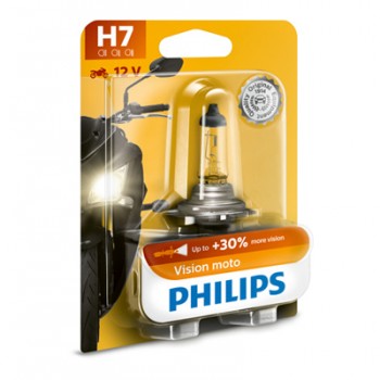 Крушка, фар PHILIPS H7, 12V, 55W, 3200K, 1500lm, 1 бр.