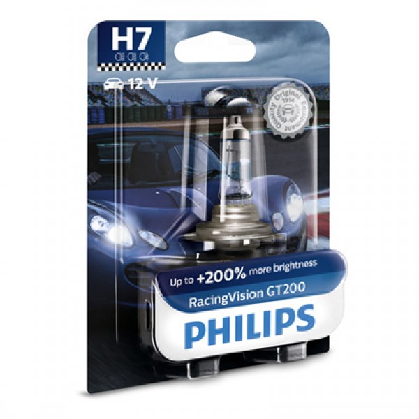 Крушка, фар PHILIPS H7, 12V, 55W, 3500K, 1500lm, 1 бр.