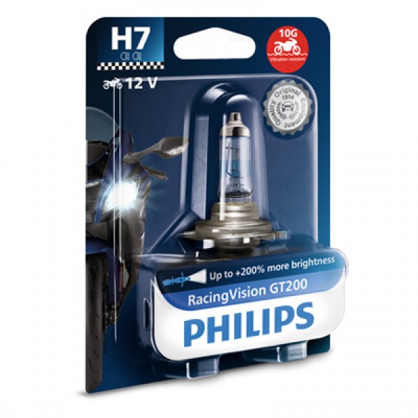 Крушка, фар за дълги светлини PHILIPS H7, 12V, 55W, 3500K, 1500lm, 1 бр.