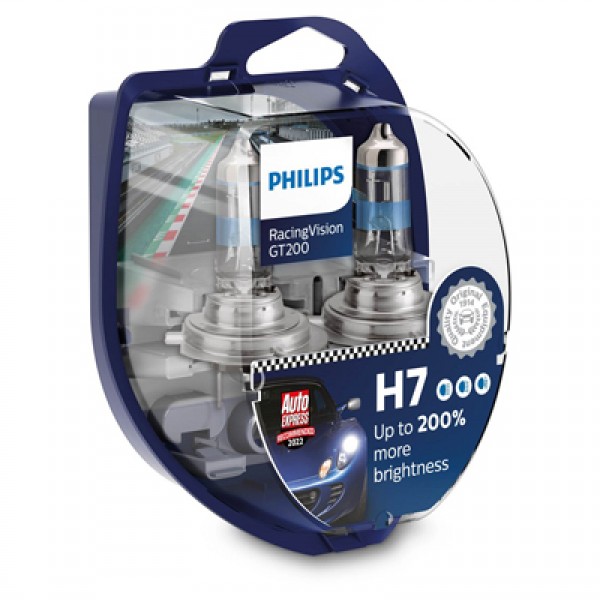 Крушка, фар PHILIPS H7, 12V, 55W, 3500K, 1500lm, 2 бр.