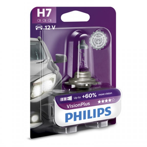 Крушка, фар PHILIPS H7, 12V, 55W, 1 бр.