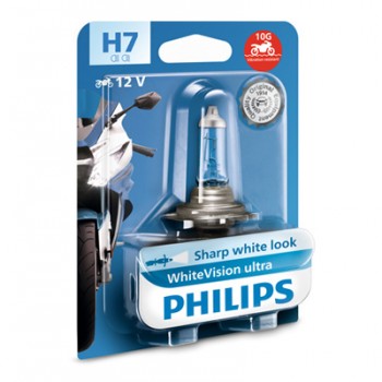Крушка, фар за дълги светлини PHILIPS H7, 12V, 55W, 4200K, 1500lm, 1 бр.