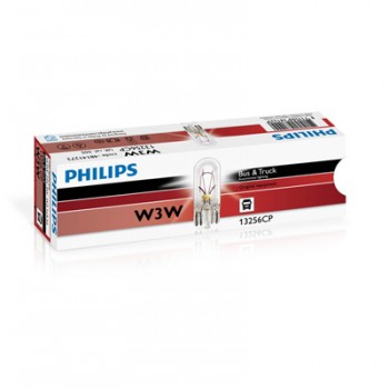 Крушка, осветление на уредите PHILIPS W3W, 24V, 3W, 10 бр.