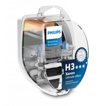 Крушка, фар за дълги светлини PHILIPS H3, 24V, 70W, 2 бр.