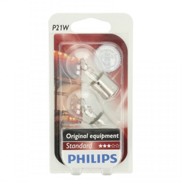 Крушка, задни светлини PHILIPS P21W, 24V, 21W, 2 бр.