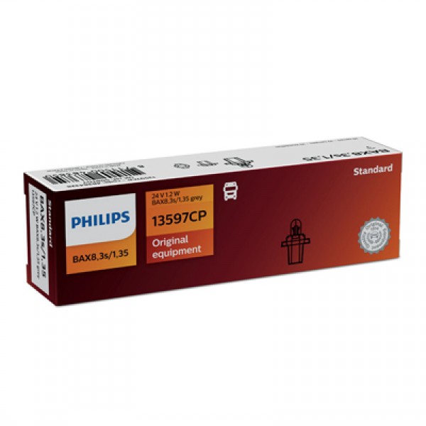 Крушка, осветление на уредите PHILIPS PB3, 24V, 1,2W, 10 бр.