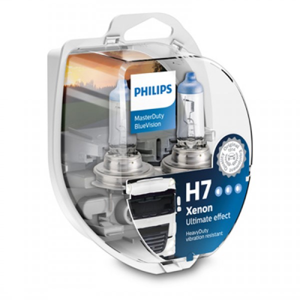 Крушка, фар PHILIPS H7, 24V, 70W, 2 бр.