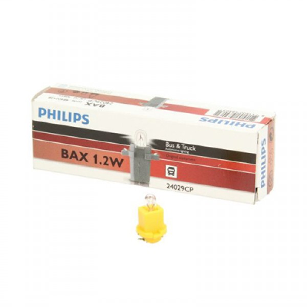 Крушка PHILIPS W1,2W, 24V, 1,2W, 10 бр.