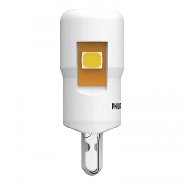 Крушка, LED, светлини купе PHILIPS W5W, 24V, 1W, 6000K, 110lm, 2 бр.