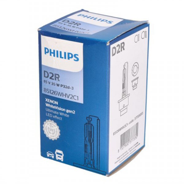 Крушка, фар за дълги светлини PHILIPS D2R, 85V, 35W, 5000K, 3300lm, 1 бр.