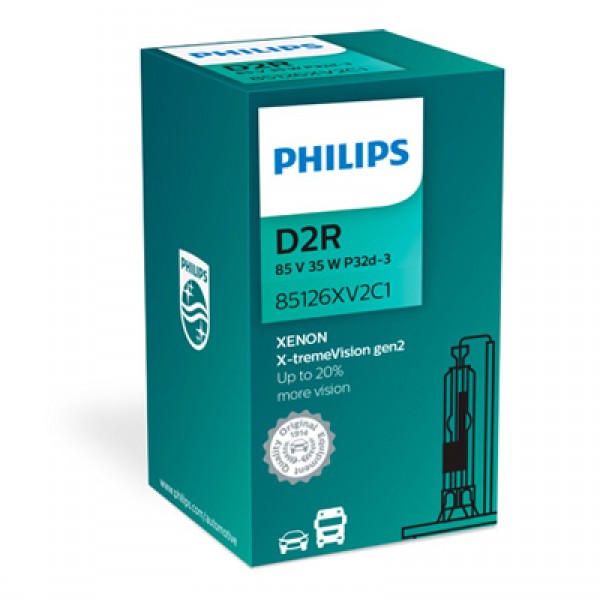 Крушка, фар за дълги светлини PHILIPS D2R, 85V, 35W, 4800K, 3200lm, 1 бр.